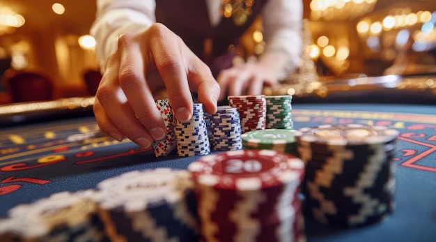 Live blackjack table with multiple camera angles streamed on hbo 9 mobile app